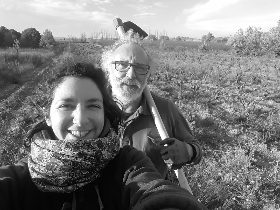 La vigneronne et son père