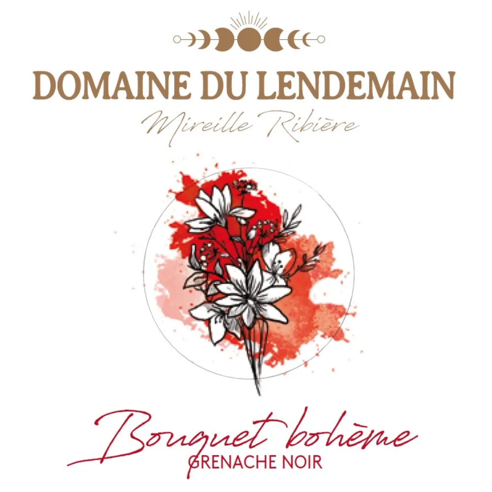 Étiquette de la cuvée Bouquet Bohème — Domaine du Lendemain