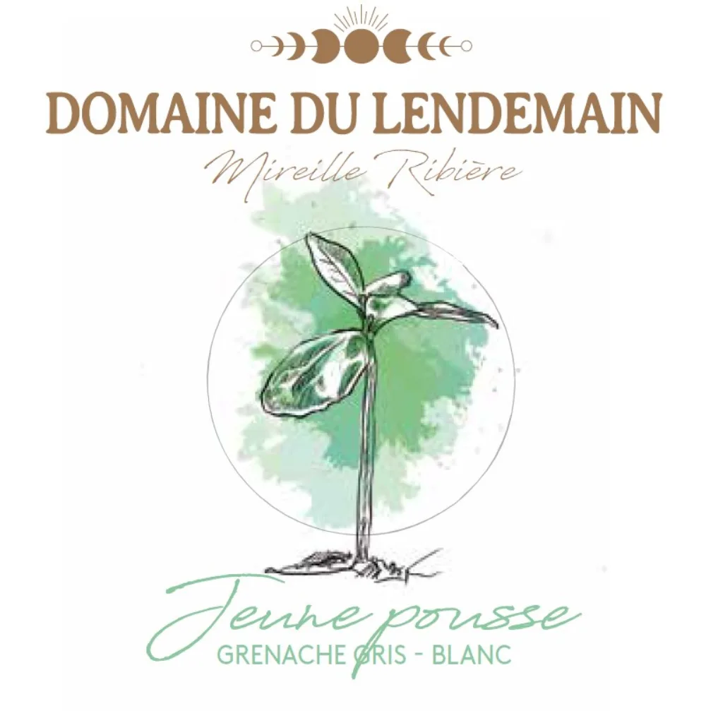 Étiquette de la cuvée Jeune Pousse — Domaine du Lendemain