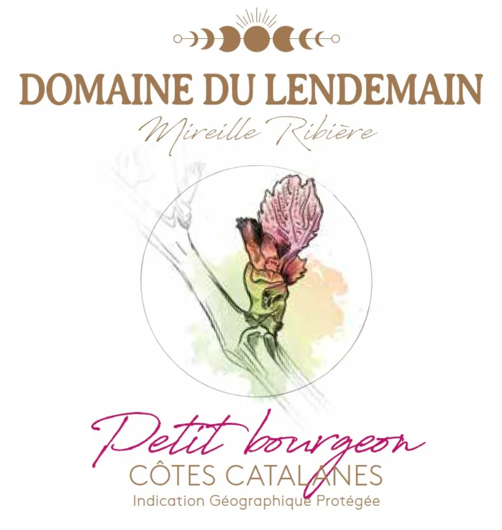Étiquette de la cuvée Petit Bourgeon — Domaine du Lendemain